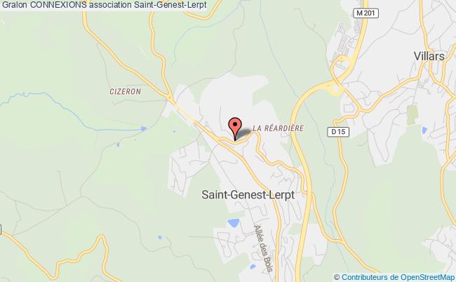 plan association Connexions Saint-Genest-Lerpt