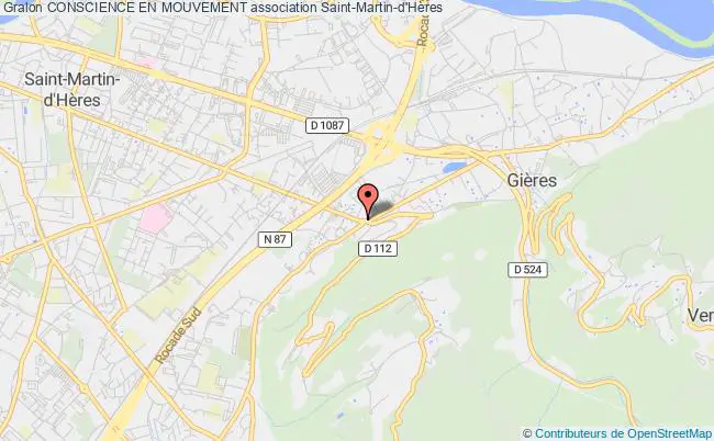 plan association Conscience En Mouvement Saint-Martin-d'Hères