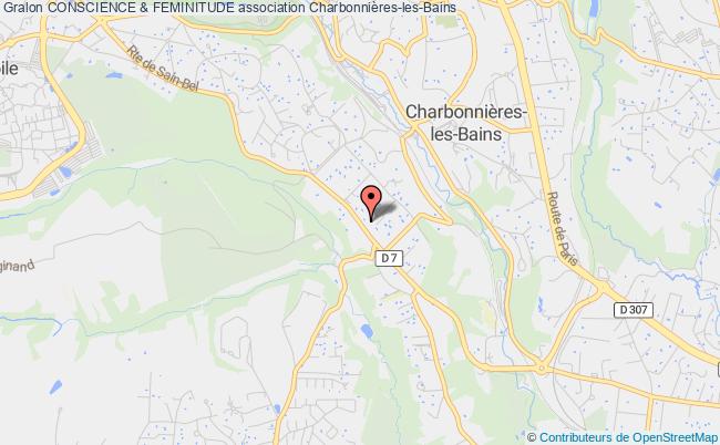 plan association Conscience & Feminitude Charbonnières-les-Bains