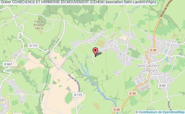 plan association Conscience Et Harmonie En Mouvement (cehem) Saint-Laurent-d'Agny