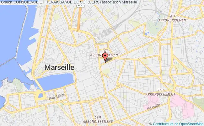 plan association Conscience Et Renaissance De Soi (cers) Marseille 1