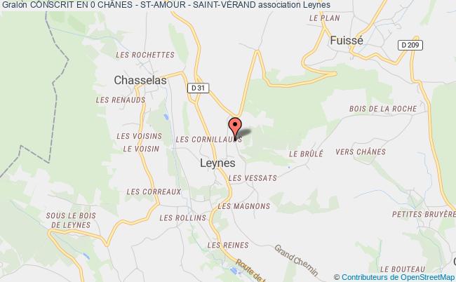 plan association Conscrit En 0 ChÂnes - St-amour - Saint-vÉrand Leynes