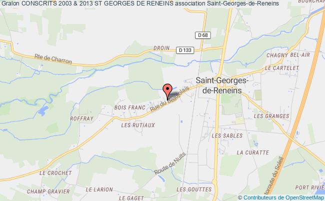plan association Conscrits 2003 & 2013 St Georges De Reneins Saint-Georges-de-Reneins