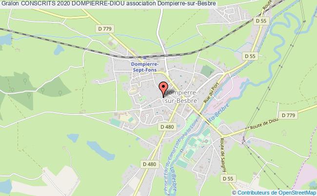 plan association Conscrits 2020 Dompierre-diou Dompierre-sur-Besbre