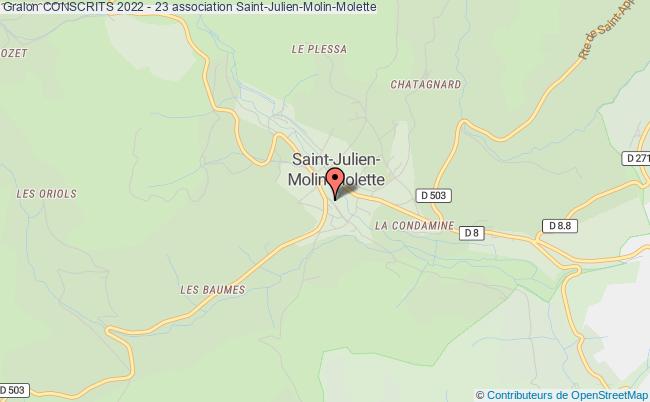 plan association Conscrits 2022 - 23 Saint-Julien-Molin-Molette