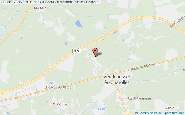 plan association Conscrits 2023 Vendenesse-lès-Charolles