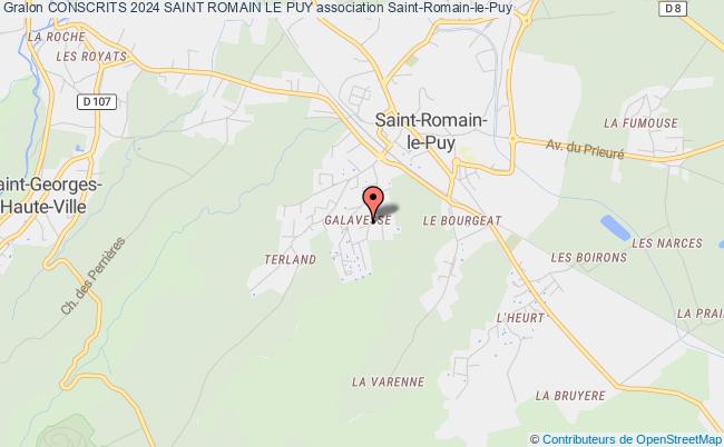 plan association Conscrits 2024 Saint Romain Le Puy Saint-Romain-le-Puy