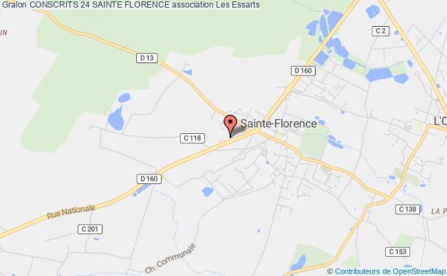 plan association Conscrits 24 Sainte Florence Essarts en Bocage