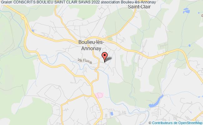 plan association Conscrits Boulieu Saint Clair Savas 2022 Boulieu-lès-Annonay