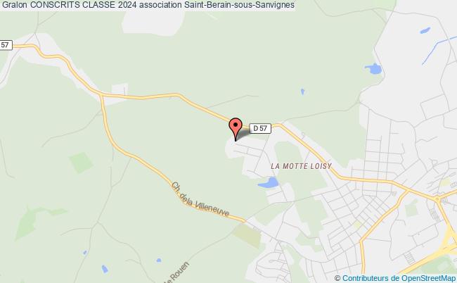 plan association Conscrits Classe 2024 Saint-Berain-sous-Sanvignes