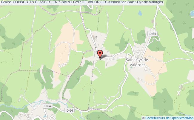 plan association Conscrits Classes En 5 Saint Cyr De Valorges Saint-Cyr-de-Valorges