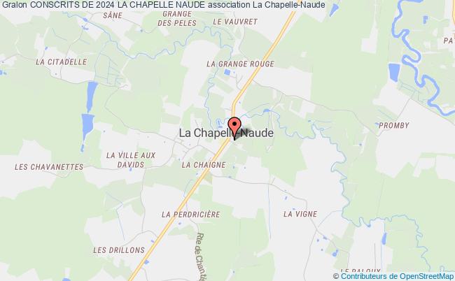 plan association Conscrits De 2024 La Chapelle Naude La    Chapelle-Naude
