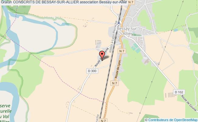 plan association Conscrits De Bessay-sur-allier 