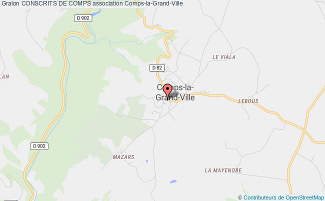 plan association Conscrits De Comps Comps-la-Grand-Ville