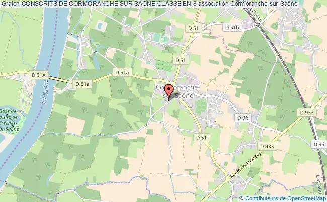 plan association Conscrits De Cormoranche Sur Saone Classe En 8 Cormoranche-sur-Saône