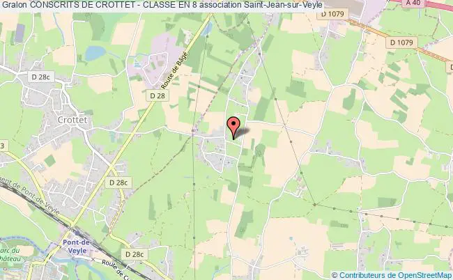 plan association Conscrits De Crottet - Classe En 8 Saint-Jean-sur-Veyle