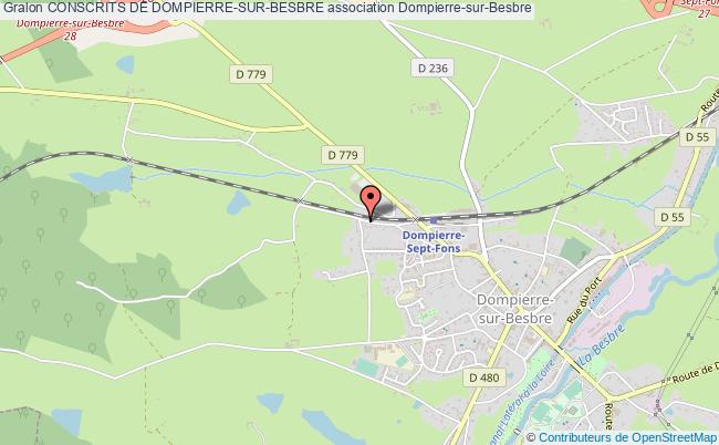 plan association Conscrits De Dompierre-sur-besbre Dompierre-sur-Besbre