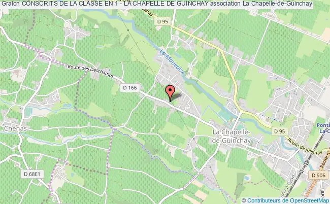 plan association Conscrits De La Classe En 1 - La Chapelle De Guinchay Chapelle-de-Guinchay