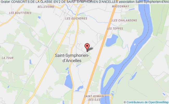plan association Conscrits De La Classe En 2 De Saint Symphorien D'ancelles Saint-Symphorien-d'Ancelles