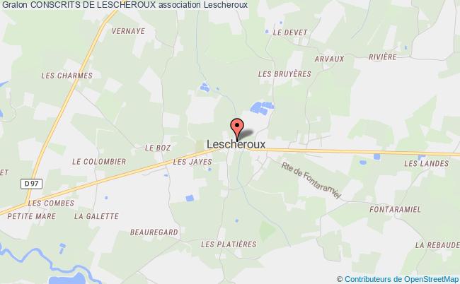 plan association Conscrits De Lescheroux Lescheroux
