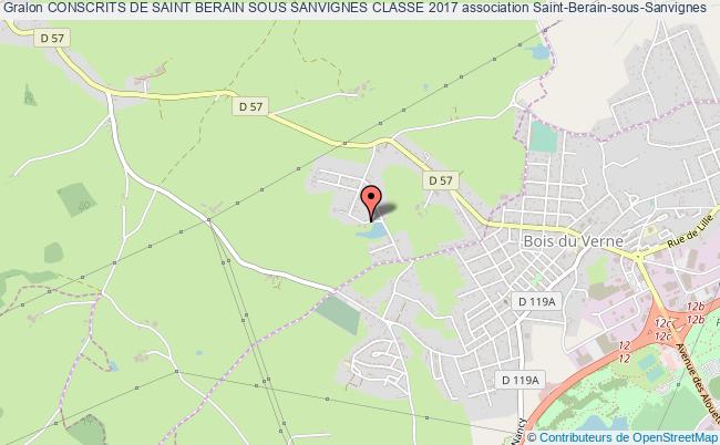 plan association Conscrits De Saint Berain Sous Sanvignes Classe 2017 Saint-Berain-sous-Sanvignes