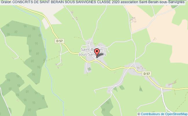 plan association Conscrits De Saint Berain Sous Sanvignes Classe 2020 Saint-Berain-sous-Sanvignes