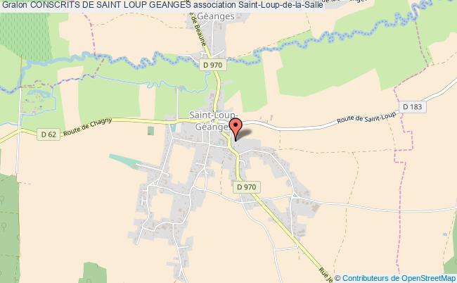 plan association Conscrits De Saint Loup Geanges Saint-Loup-Géanges