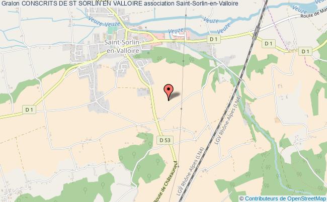 plan association Conscrits De St Sorlin En Valloire Saint-Sorlin-en-Valloire