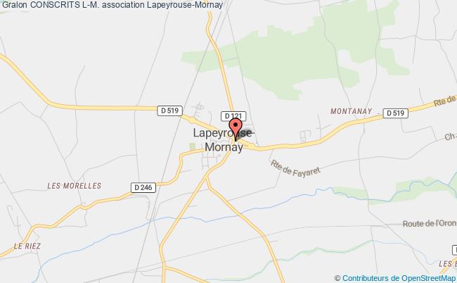 plan association Conscrits L-m. Lapeyrouse-Mornay