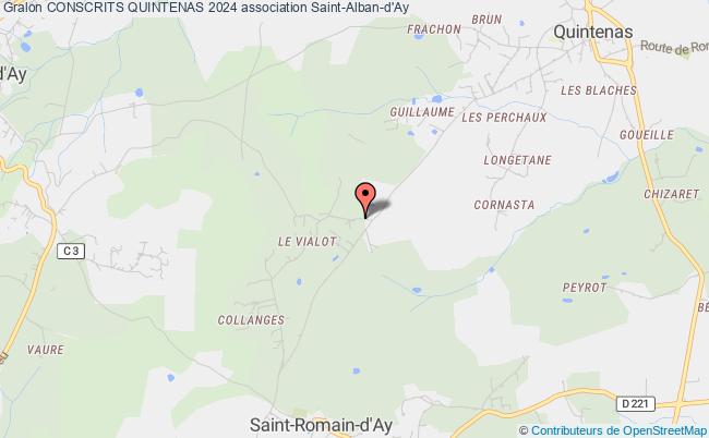 plan association Conscrits Quintenas 2024 Saint-Alban-d'Ay