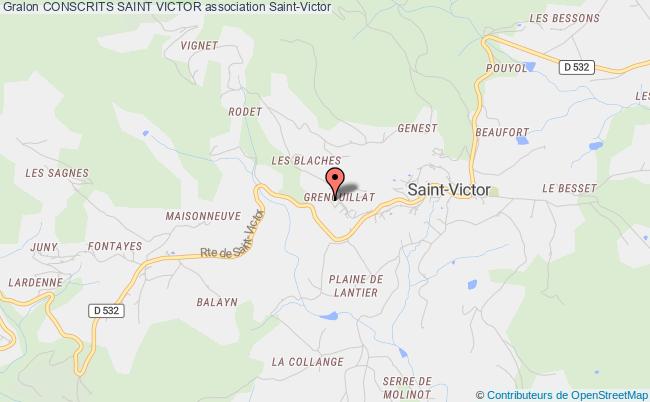 plan association Conscrits Saint Victor 