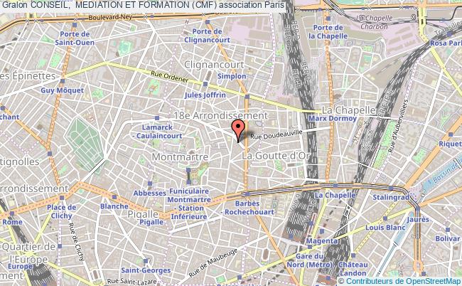 plan association Conseil,  Mediation Et Formation (cmf) Paris
