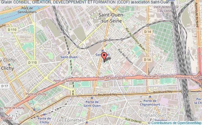 plan association Conseil, Creation, Developpement Et Formation (ccdf) Saint-Ouen