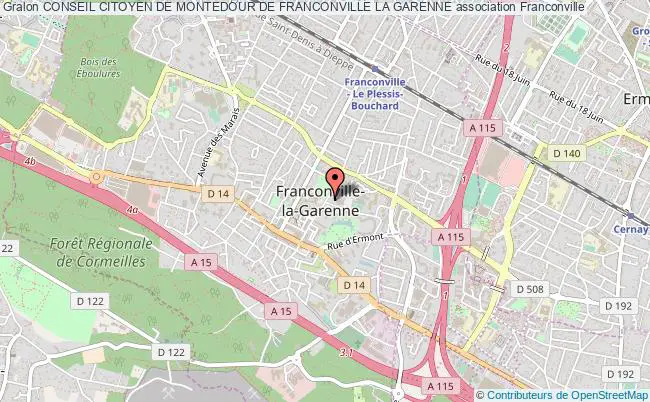 plan association Conseil Citoyen De Montedour De Franconville La Garenne Franconville