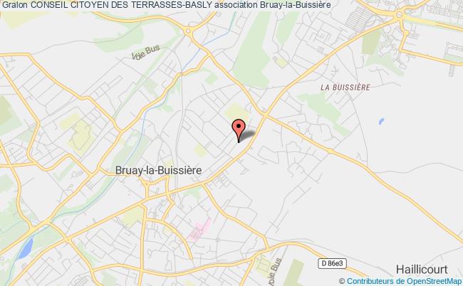 plan association Conseil Citoyen Des Terrasses-basly Bruay-la-Buissière cedex