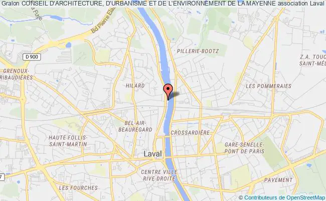 plan association Conseil D'architecture, D'urbanisme Et De L'environnement De La Mayenne Laval