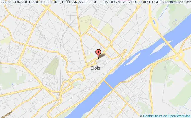 plan association Conseil D'architecture, D'urbanisme Et De L'environnement De Loir-et-cher Blois