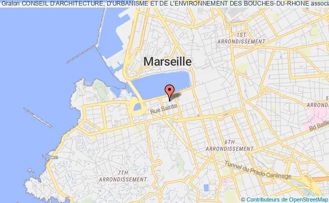 plan association Conseil D'architecture, D'urbanisme Et De L'environnement Des Bouches-du-rhone Marseille