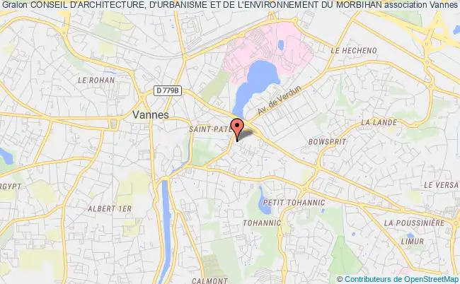 plan association Conseil D'architecture, D'urbanisme Et De L'environnement Du Morbihan Vannes