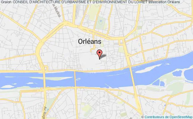 plan association Conseil D'architecture D'urbanisme Et D'environnement Du Loiret Orléans