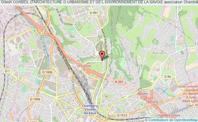 plan association Conseil D Architecture D Urbanisme Et De L Environnement De La Savoie Chambéry