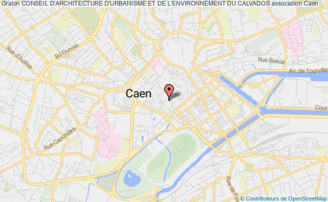 plan association Conseil D'architecture D'urbanisme Et De L'environnement Du Calvados Caen