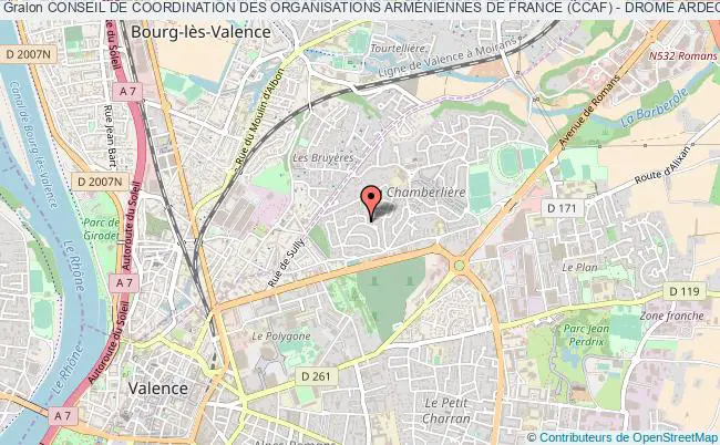 CONSEIL DE COORDINATION DES ORGANISATIONS ARMÉNIENNES DE FRANCE (CCAF) - DROME ARDECHE
