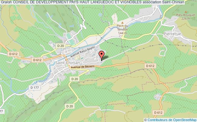 plan association Conseil De Developpement Pays Haut Languedoc Et Vignobles Saint-Chinian