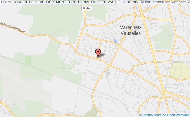 plan association Conseil De Developpement Territorial Du Petr Val De Loire Nivernais Varennes-Vauzelles