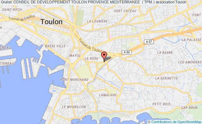 plan association Conseil De DÉveloppement Toulon Provence Mediterranee  ( Tpm ) Toulon