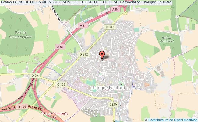 plan association Conseil De La Vie Associative De Thorigne-fouillard Thorigné-Fouillard