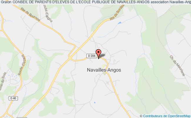 plan association Conseil De Parents D'eleves De L'ecole Publique De Navailles-angos Navailles-Angos