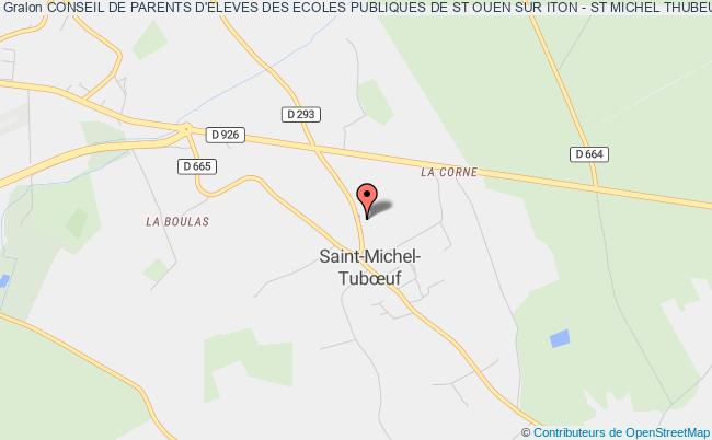 plan association Conseil De Parents D'eleves Des Ecoles Publiques De St Ouen Sur Iton - St Michel Thubeuf - Chandai Saint-Michel-Tuboeuf
