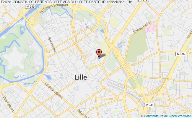 plan association Conseil De Parents D'eleves Du Lycee Pasteur Lille